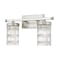 Z-Lite Archer 2 Light Vanity, Brushed Nickel & Clear 344-2V-BN - alternate 1